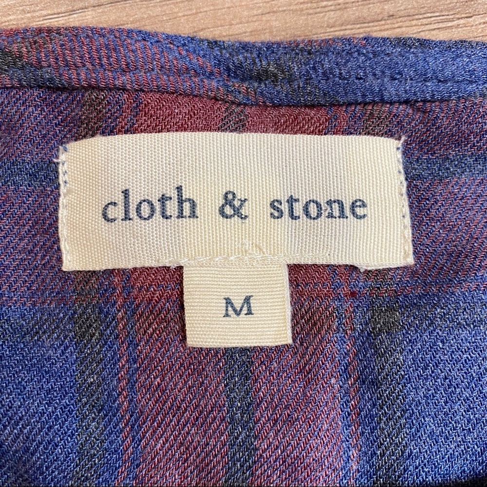 🍑Cloth & Stone Plaid Top - Picture 4 of 6